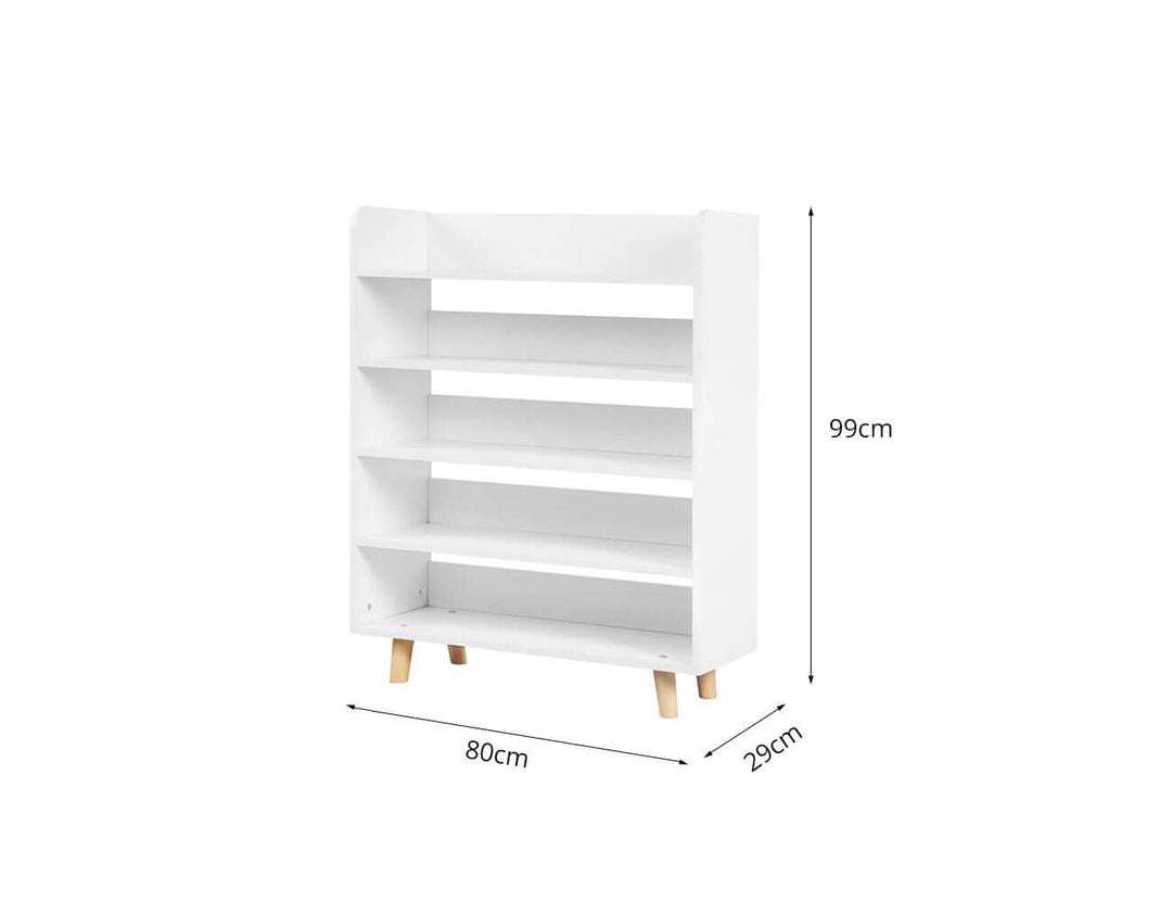 Nordic Style Shoe Storage Shelf - White