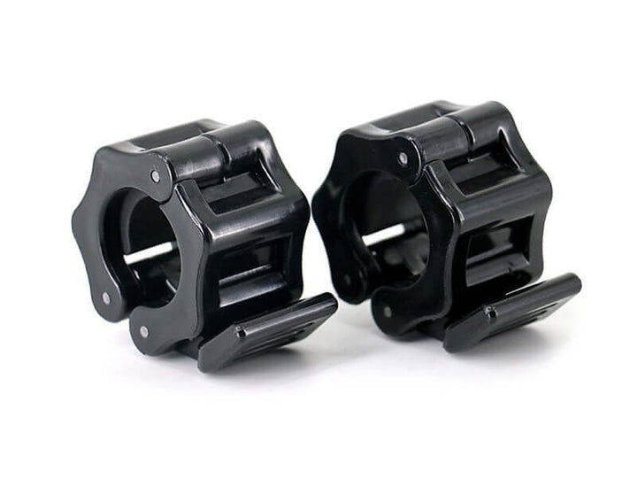 2pcs Barbell Collar Clips Dumbbell Clamps - Black