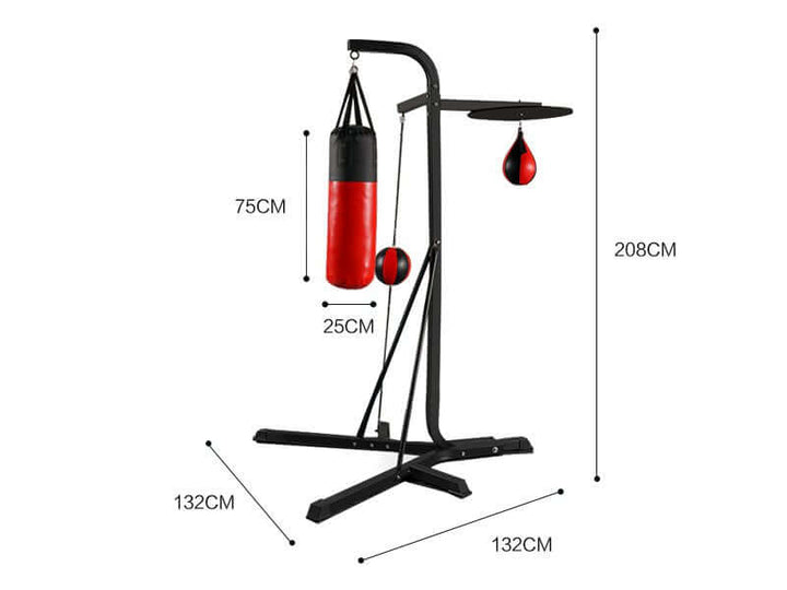 3-in-1 Multi Station Boxing Stand Punching Bags