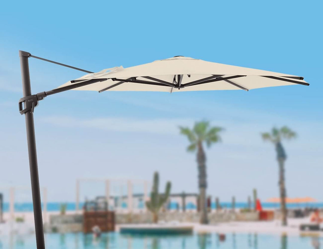 3m Cantilever Umbrella, Colour: Beige,