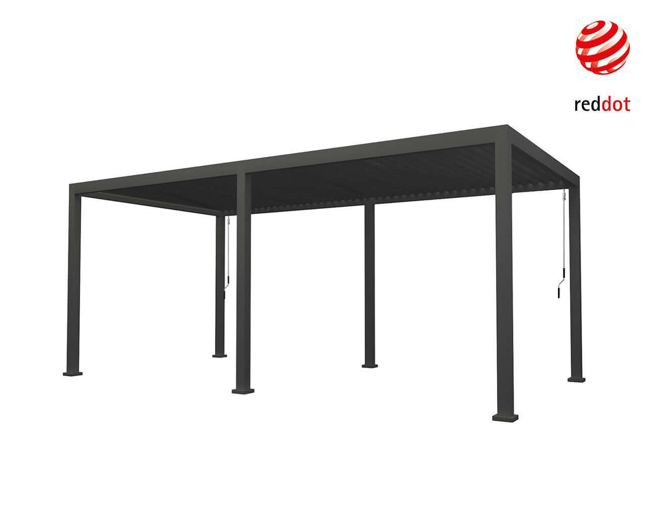 Waihi 3 x 6m Louvre Roof Aluminium Pergola