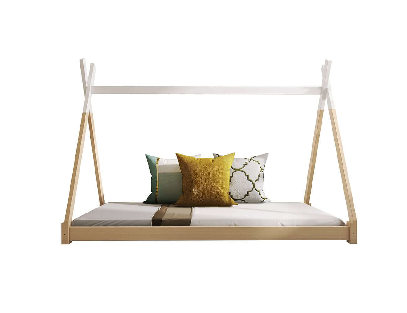 Bambino Kura 2.0 Solid Wood Kids Bed Frame - Single, ,