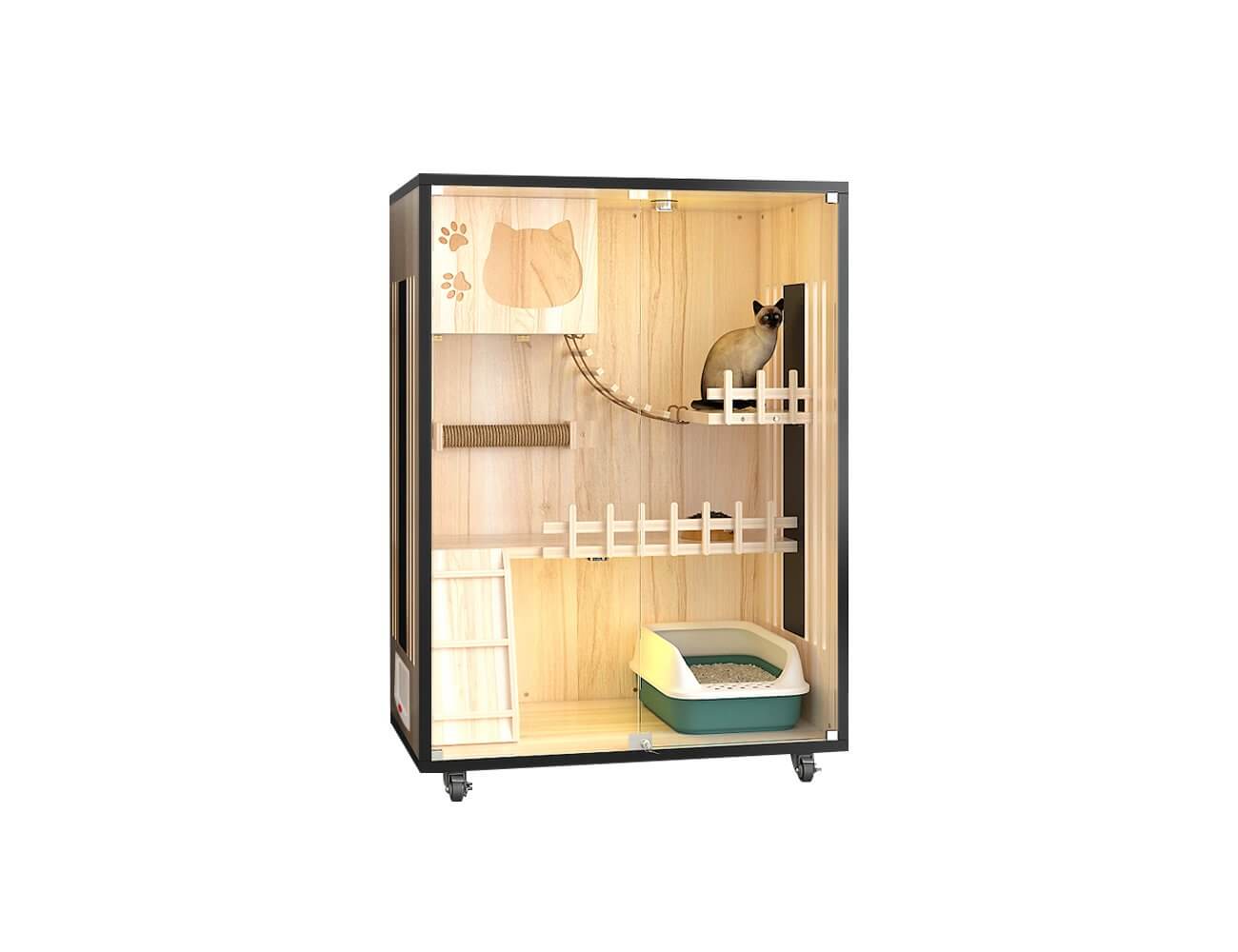 Luxury Cat Villa-90*60*120, ,