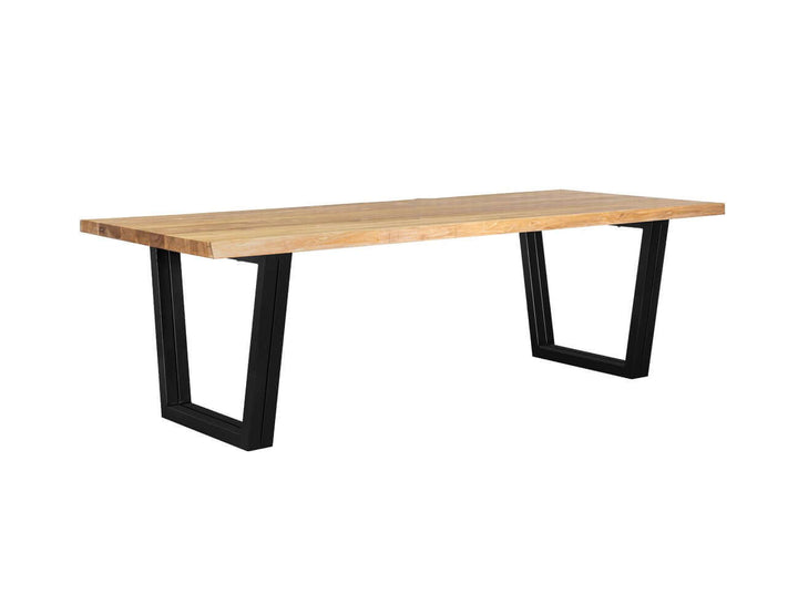 Acerbic Teak Dining Table & Bench Bundle - 250cm