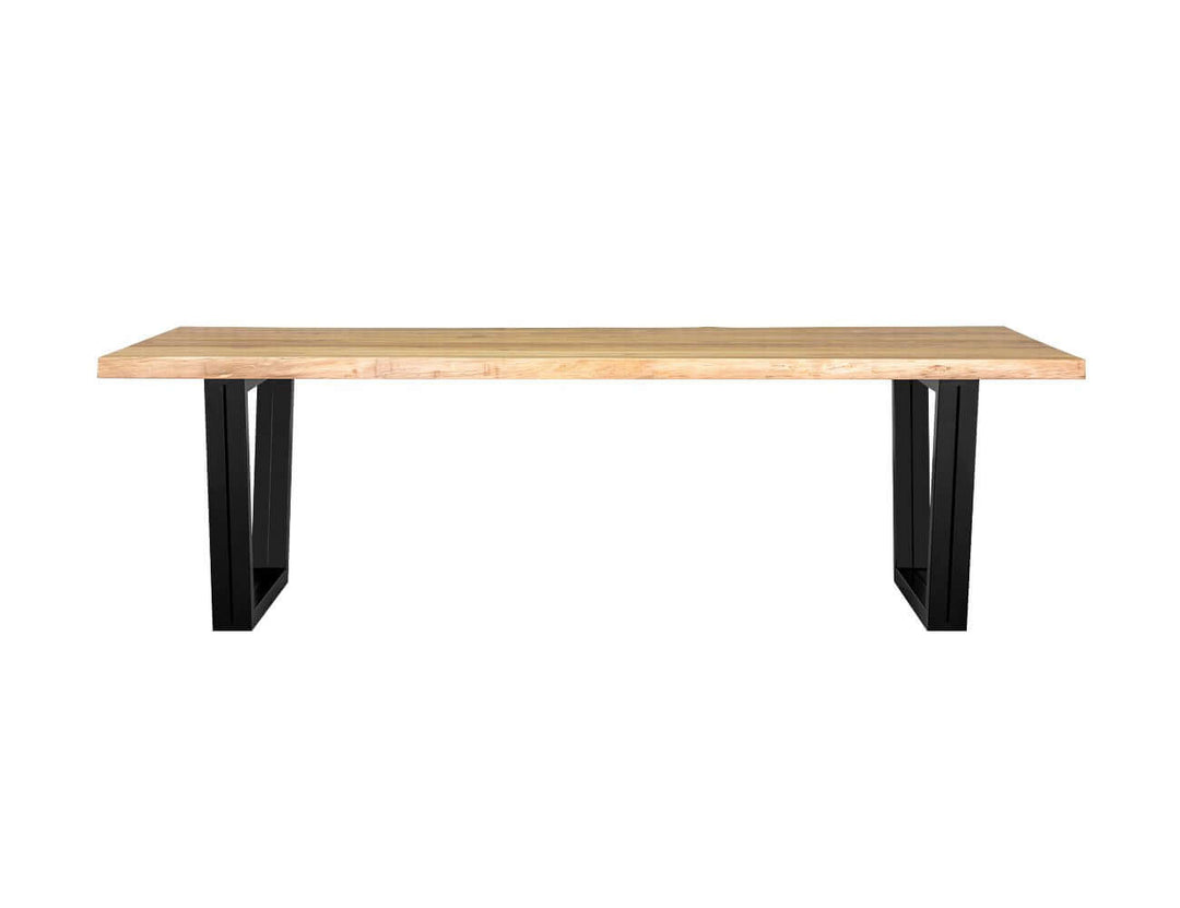 Acerbic Teak Dining Table & Bench Bundle - 250cm