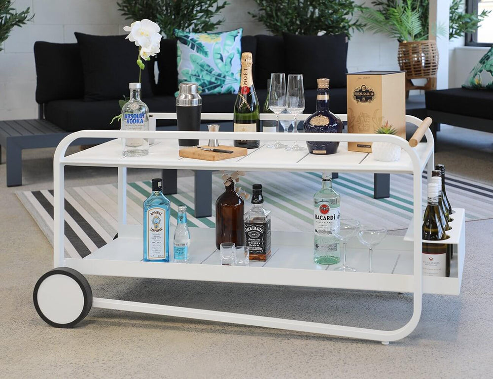 Outdoor Bar Cart Serving Trolley 120 x 50 x 60cm, ,