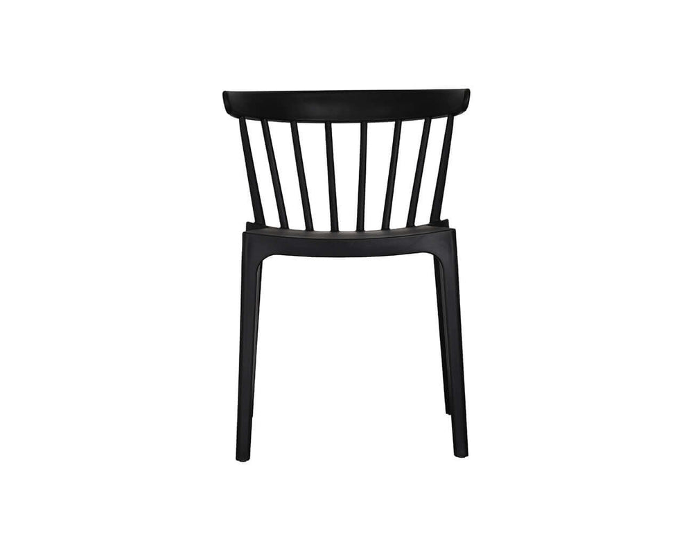 Amie Outdoor Patio Dining Chair, Colour: Black,