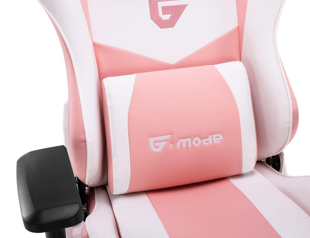 Axle Gaming Chair - Pink + White