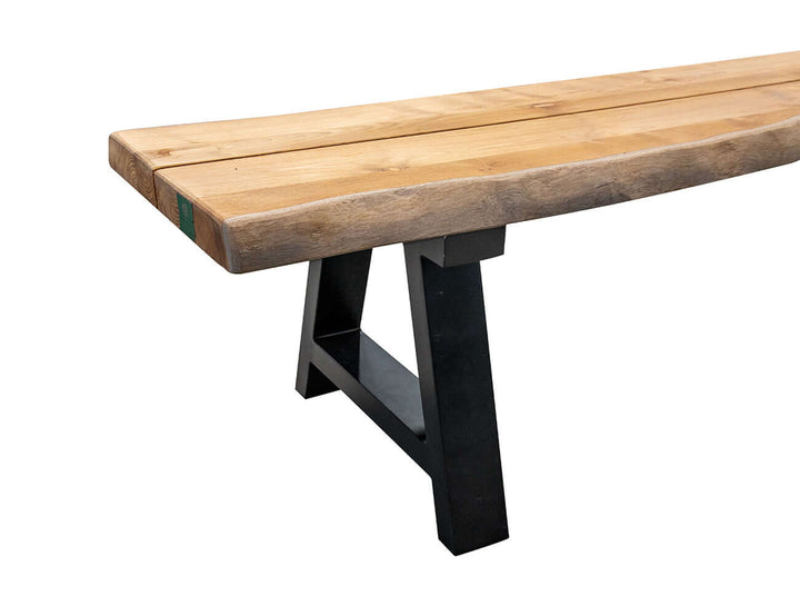 Robusta teak Live Edge Bench Seat 200cm, ,