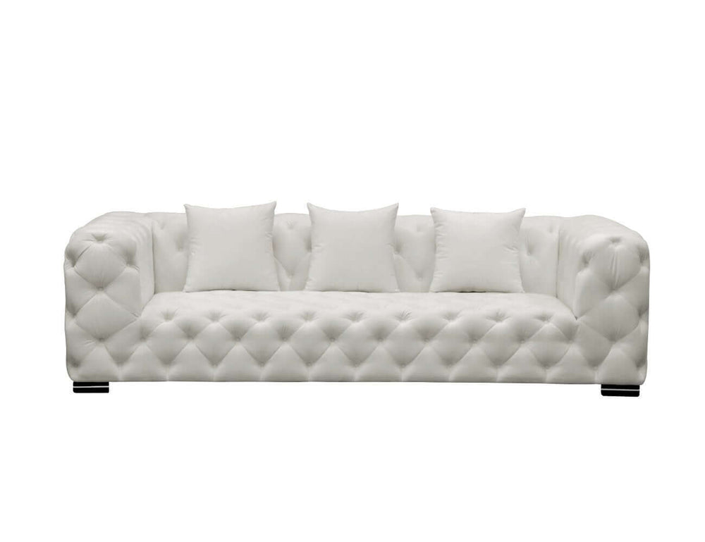 Cleo Velvet Tufted Sofa