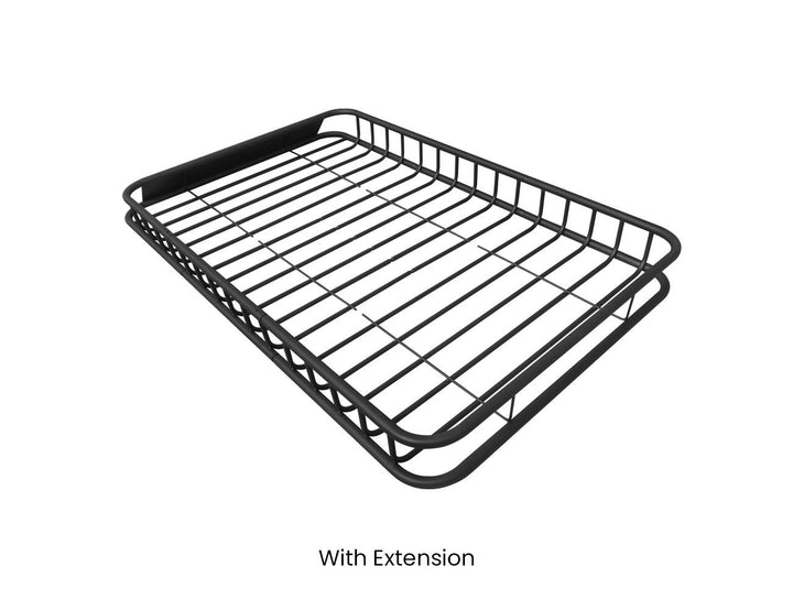 Extendable Roof Rack Basket Cargo 110-162cm