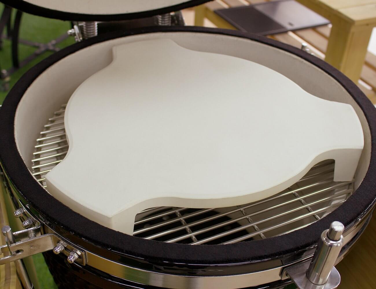 Heat Deflector Plate For 21 Inch Kamado Bbq High Legs Living Culture