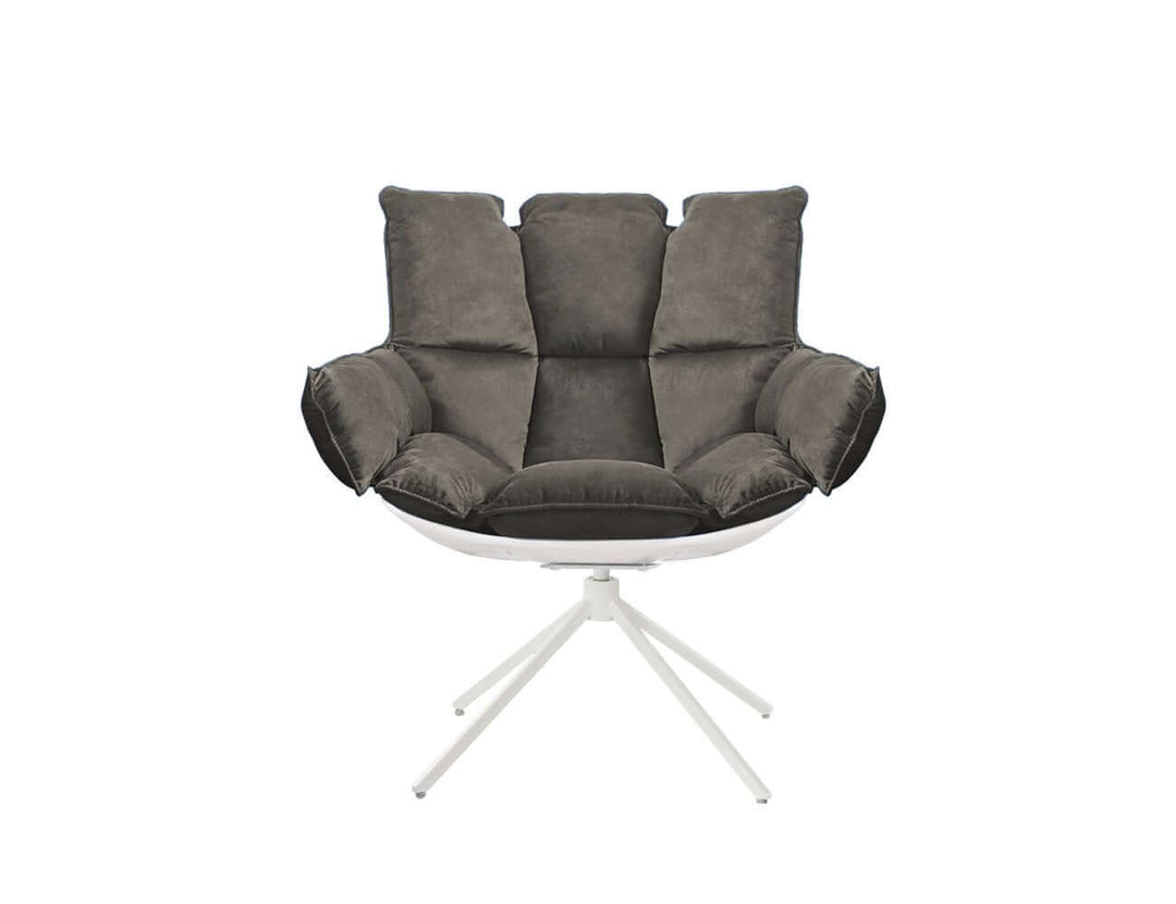 Replica Husk Chair---, Colour: Dark Grey,