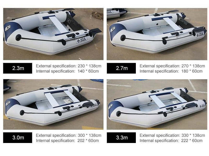 Inflatable Dinghy Boat Aluminum Floor 2.3m