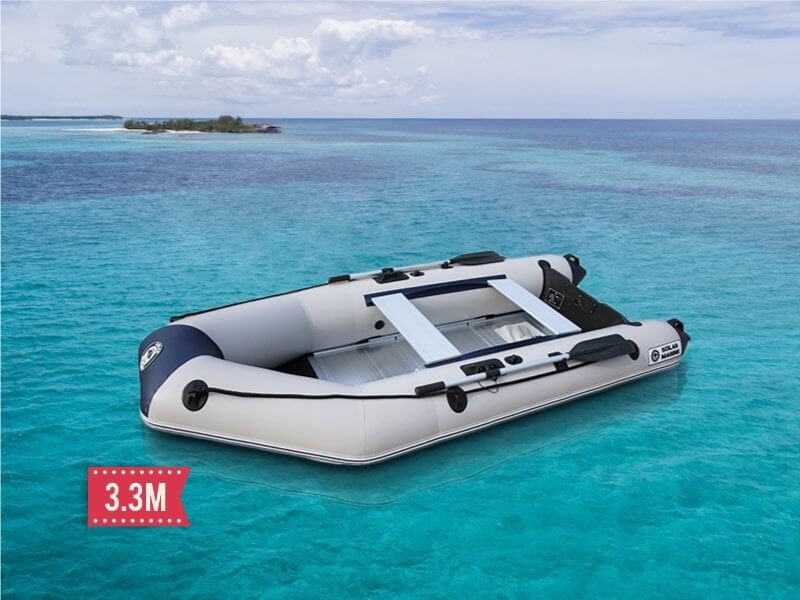 Inflatable Dinghy Boat Aluminum Floor 3.3m