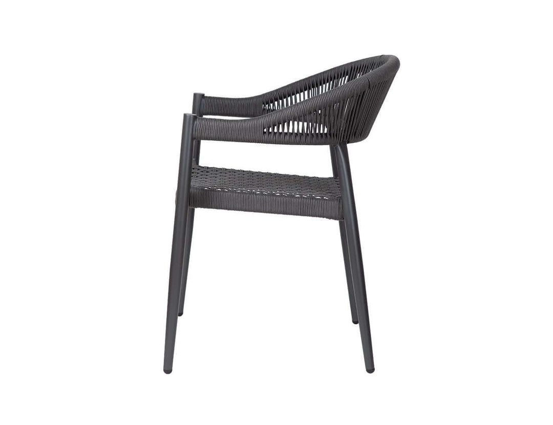 Kingfisher Aluminium and Rope Dining Chair