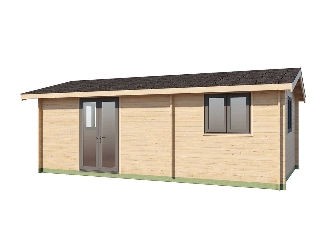 Kowhai Solid Wood Cabin Garden House - 7 x 4m