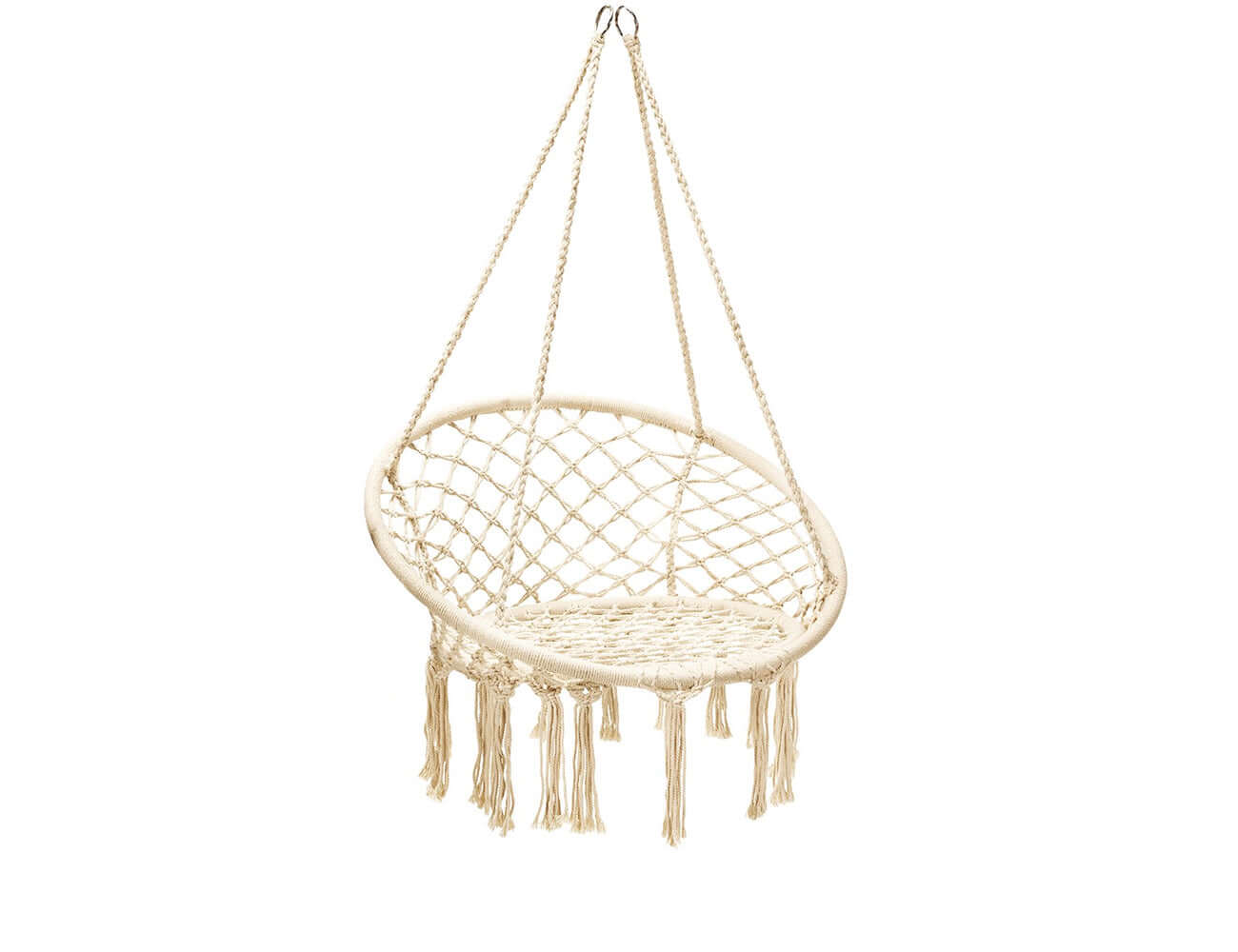 Large Macrame Swing Chair, ,