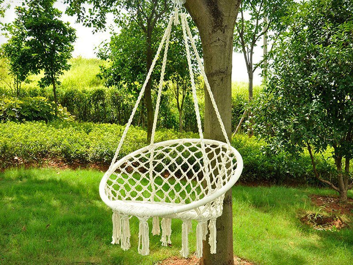 Large Macrame Swing Chair, ,