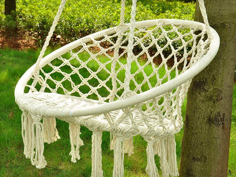 Large Macrame Swing Chair