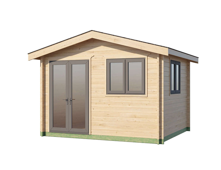 Meadow Solid Wood Cabin Garden House - 3.6 x 3m