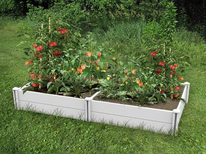 PVC Raised Garden Bed - 115 x 115 x 33cm