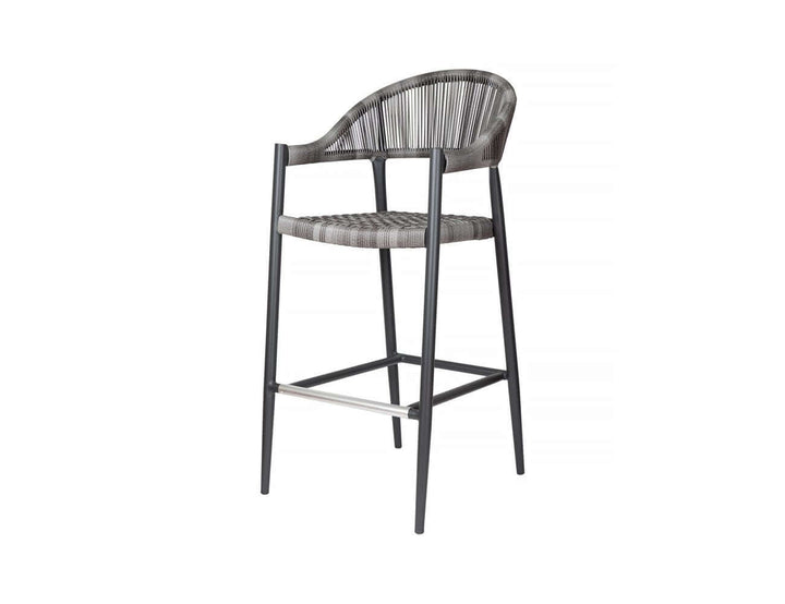 Parakeet Aluminium and Rattan Outdoor Bar Chair