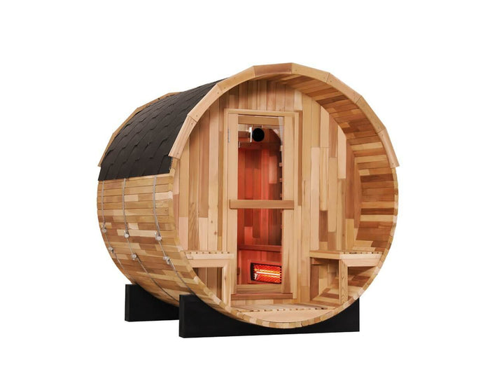 Red Cedar Infrared Sauna - Barrel