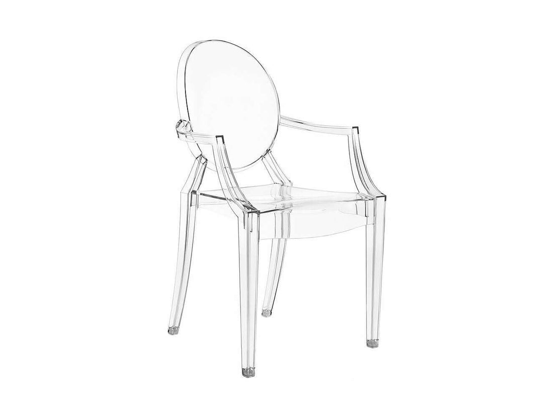 Replica Louis Ghost Chair - Transparent---, ,