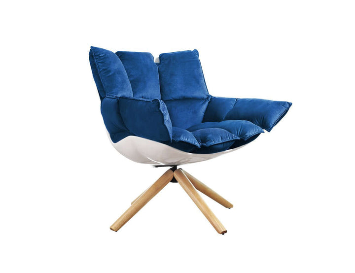 Replica Husk Chair---, Colour: Blue,