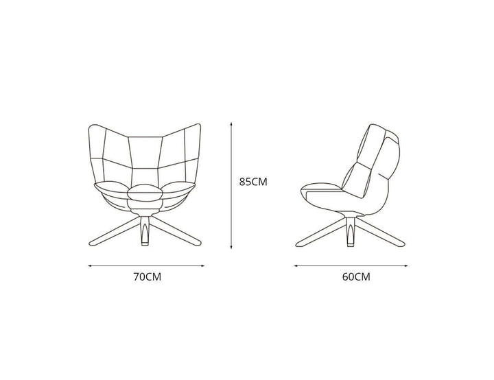 Replica Husk Chair---, Colour: Blue,