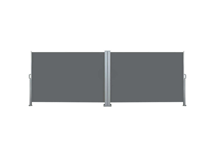 Double Patio Screen Retractable Side Awning Shade 1.8m x 6m