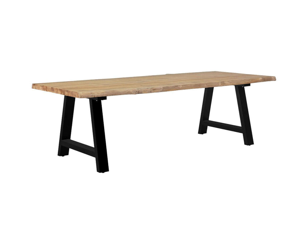 Robusta Teak Dining Table And Bench Bundle - 250cm, ,