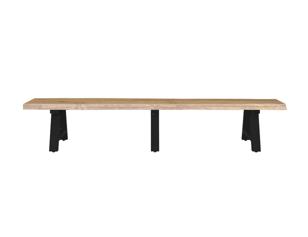 RobustaTeak Live Edge Bench Seat 250cm