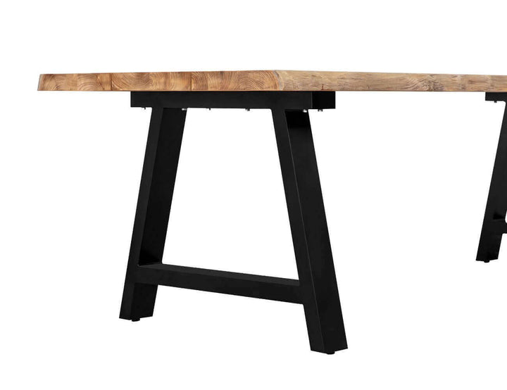 Robusta Teak Dining Table And Bench Bundle - 200cm, ,
