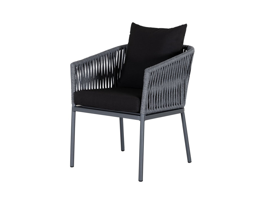 Shearwater Aluminium And Rope Outdoor Dining Chair, ,