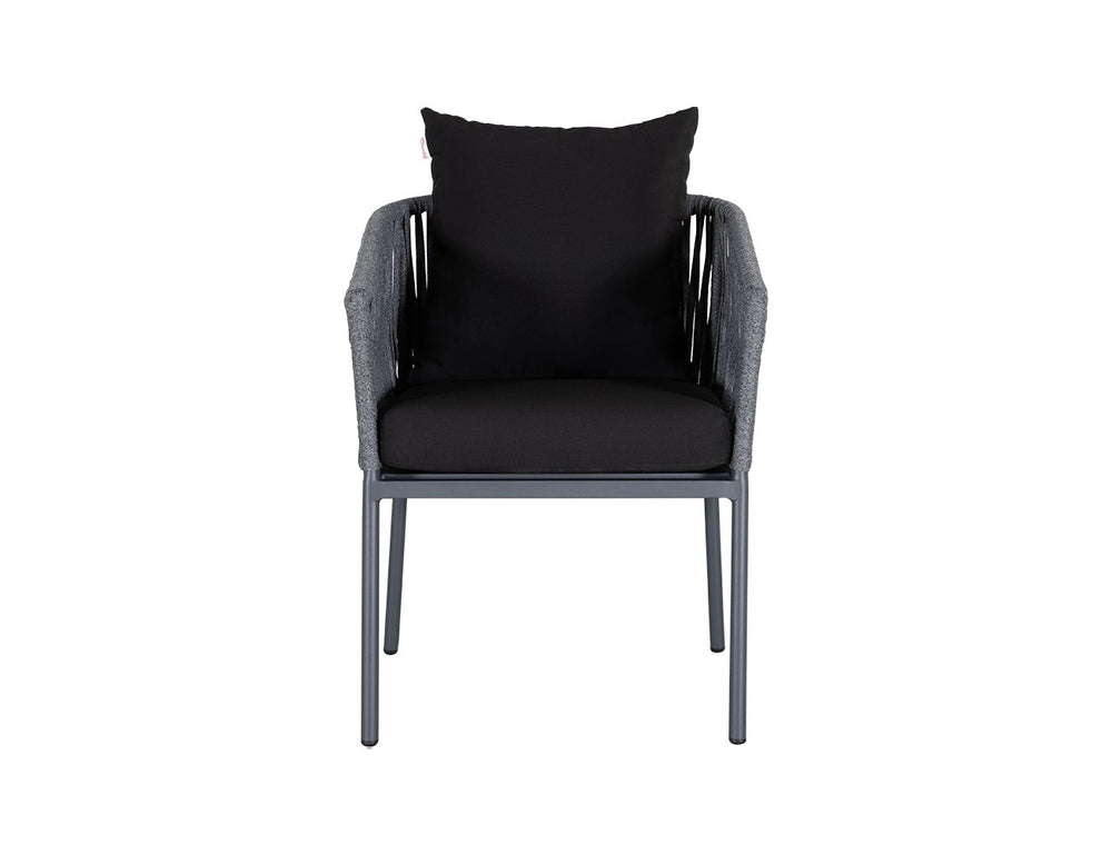 Shearwater Aluminium And Rope Outdoor Dining Chair, ,