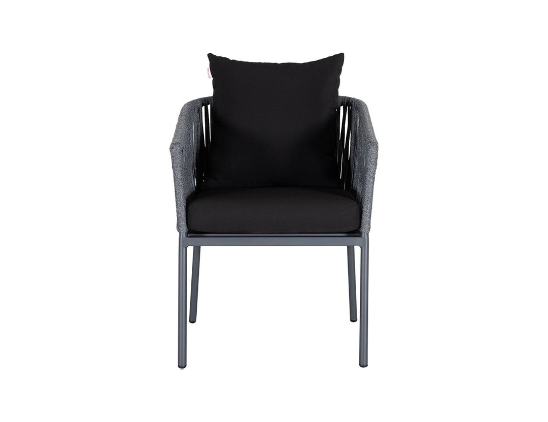 Shearwater Aluminium And Rope Outdoor Dining Chair, ,