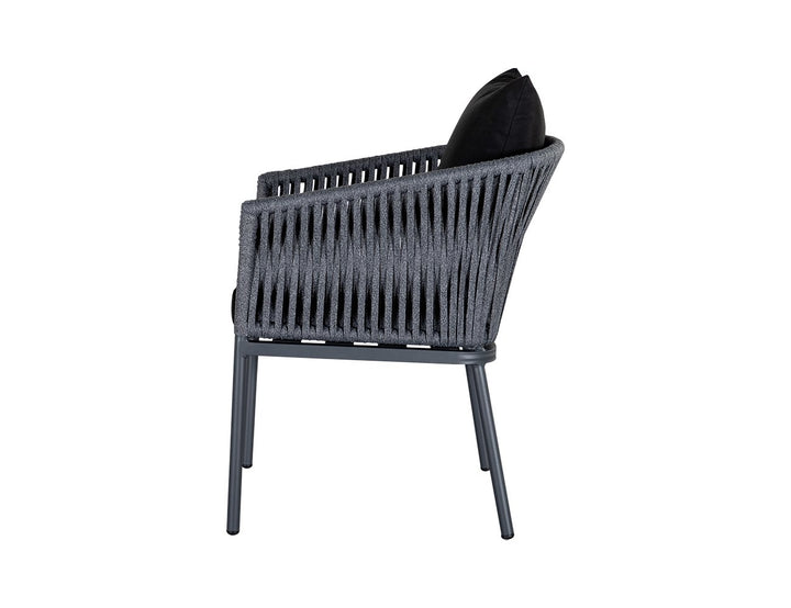 Shearwater Aluminium And Rope Outdoor Dining Chair, ,
