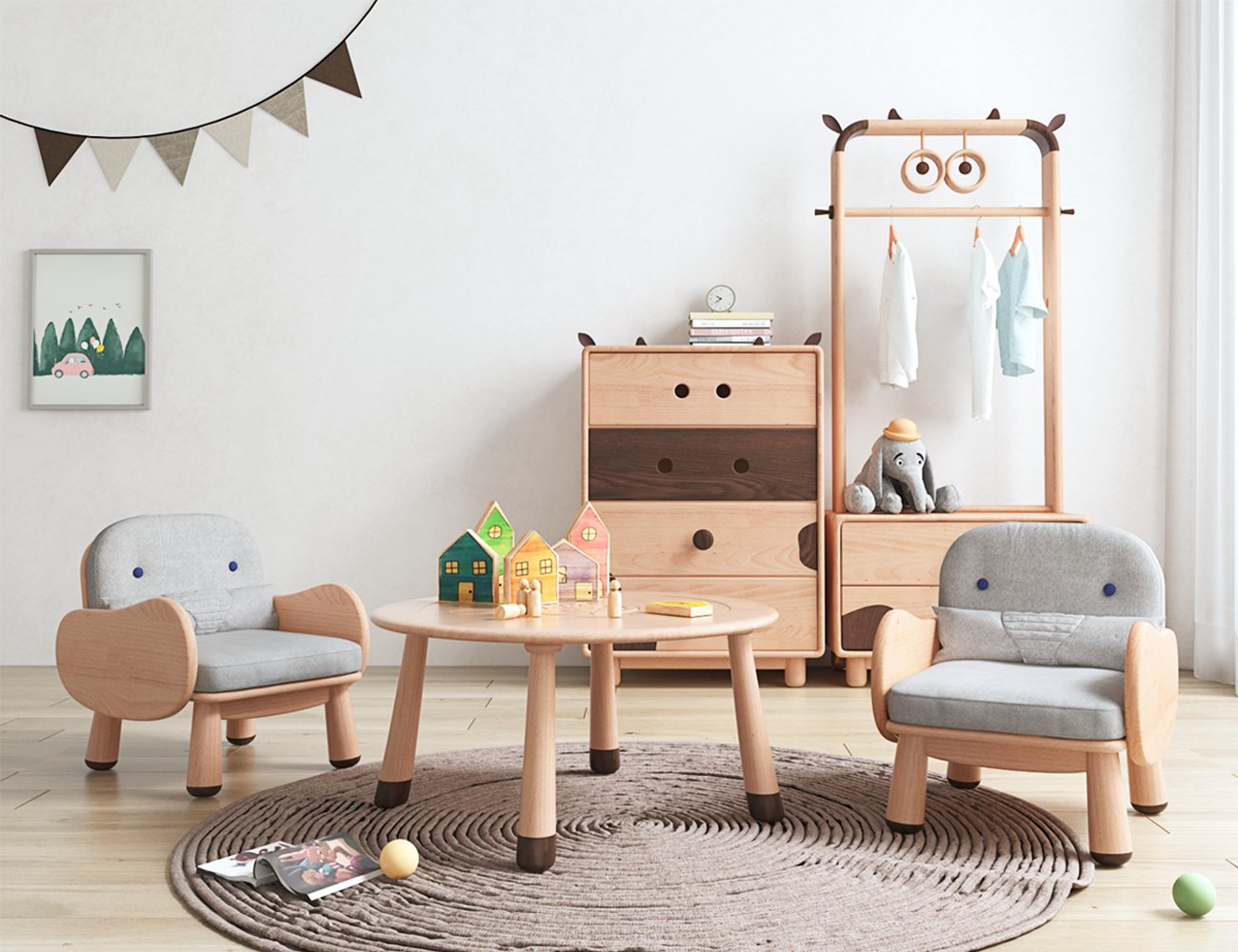 Small Elephant Chair, ,