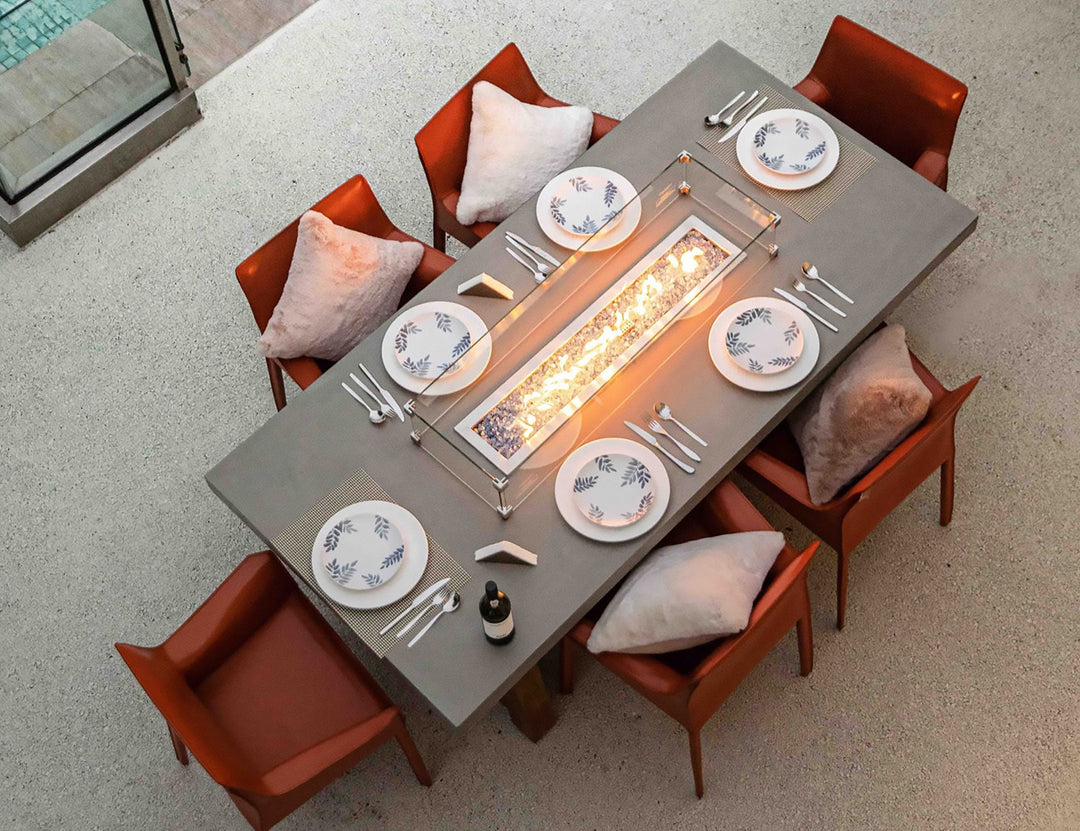 Sonoma Gas Fire Pit Dining Table