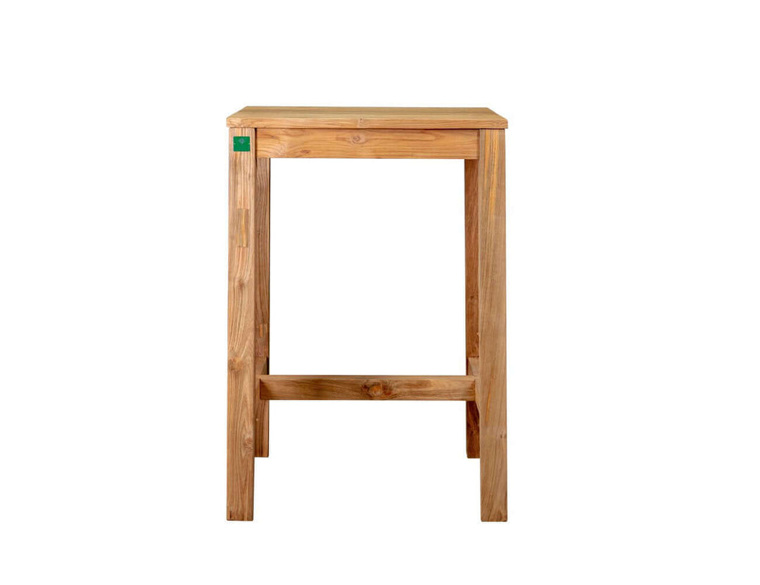 Teak Bar Chair And Square Table Bundle, ,