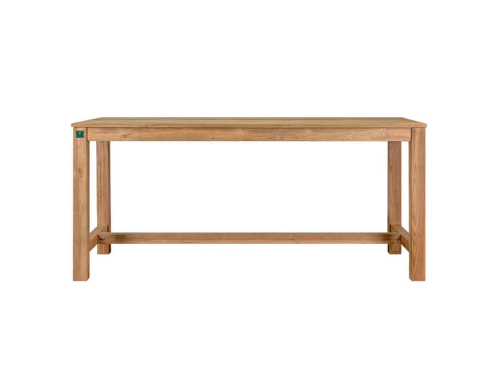 Teak Long Counter Table