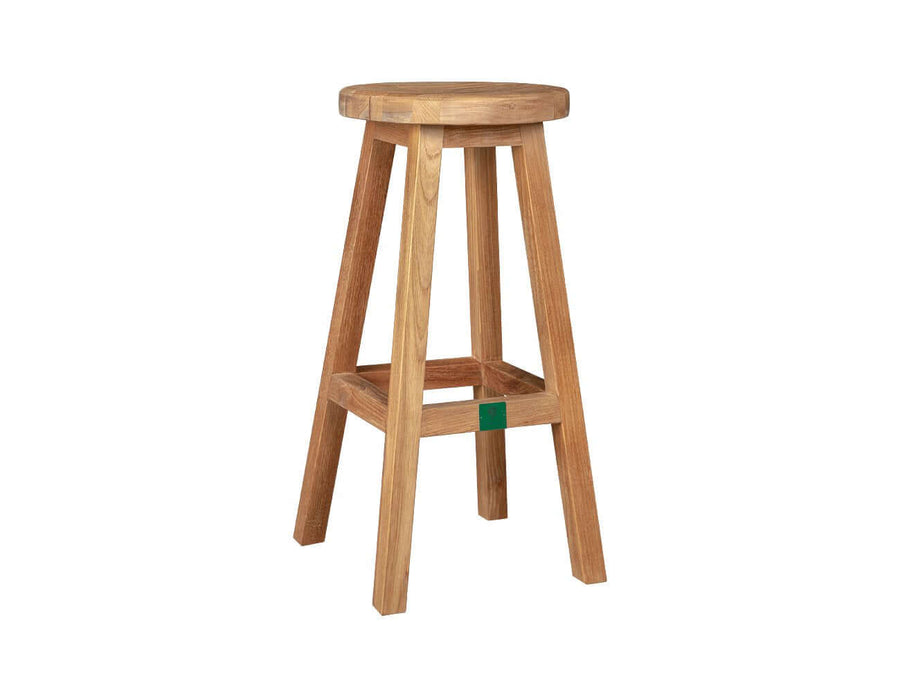 Teak Outdoor Bar Stool, ,