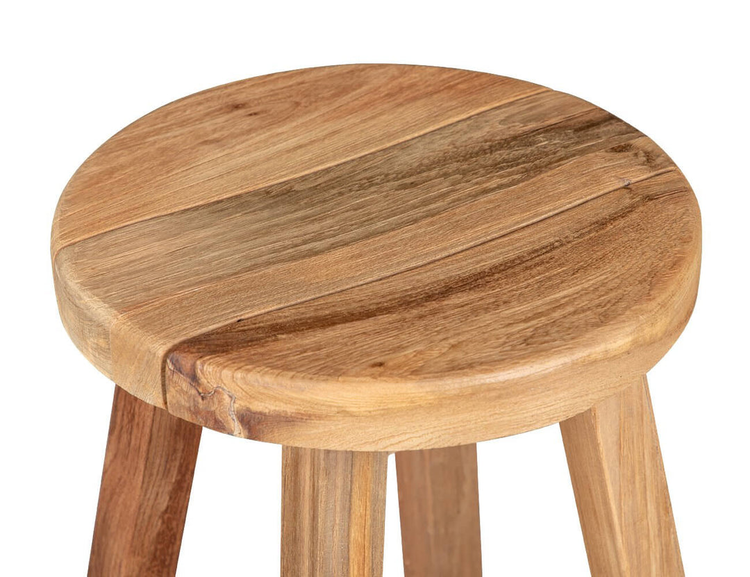 Teak Outdoor Counter Height Stool, ,