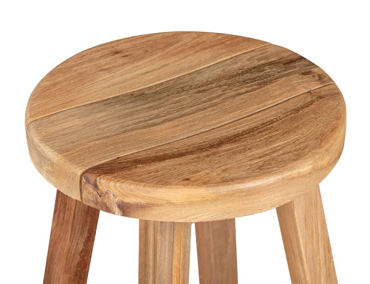 Teak Outdoor Counter Height Stool, ,