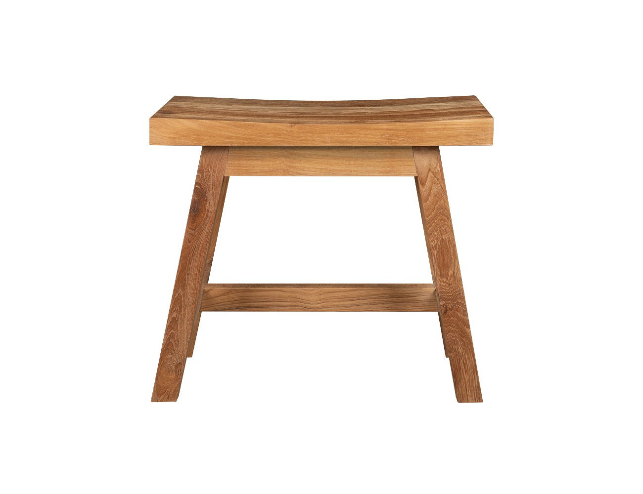 Teak Rectangular Stool - Living Culture