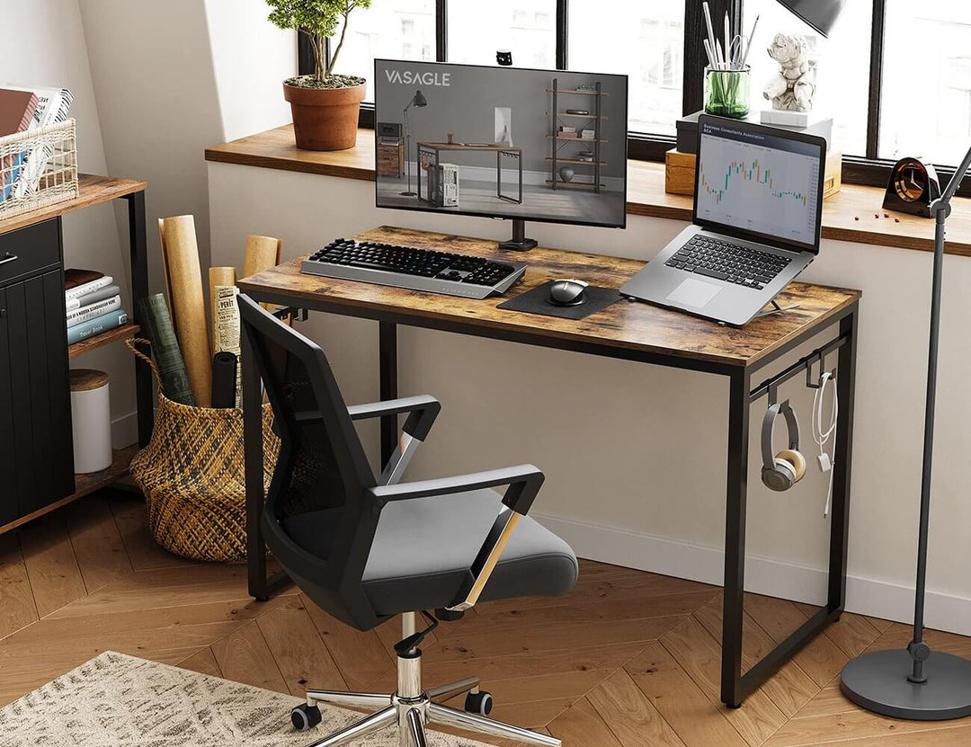 Small Industrial Computer Desk Industrial Style Small Computer Desk